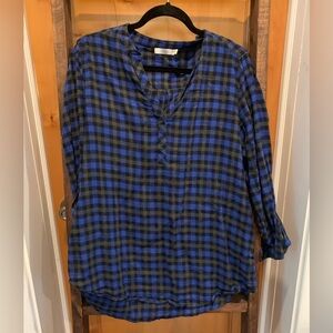 Blue Buffalo plaid long sleeve